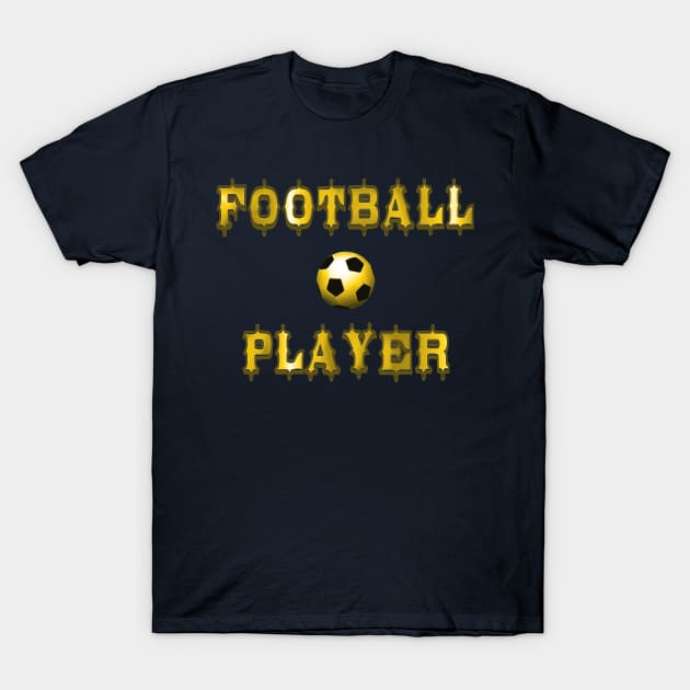 Football Player Soccer SuperStar T-Shirt by PlanetMonkey